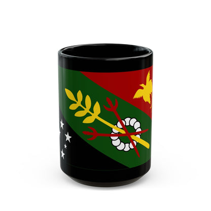 Flag of Chimbu Papa New Guinea - Black Coffee Mug-15oz-The Sticker Space