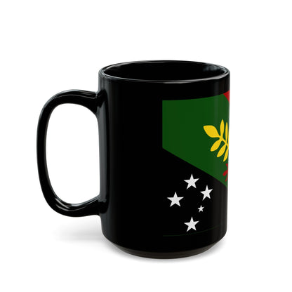 Flag of Chimbu Papa New Guinea - Black Coffee Mug-The Sticker Space