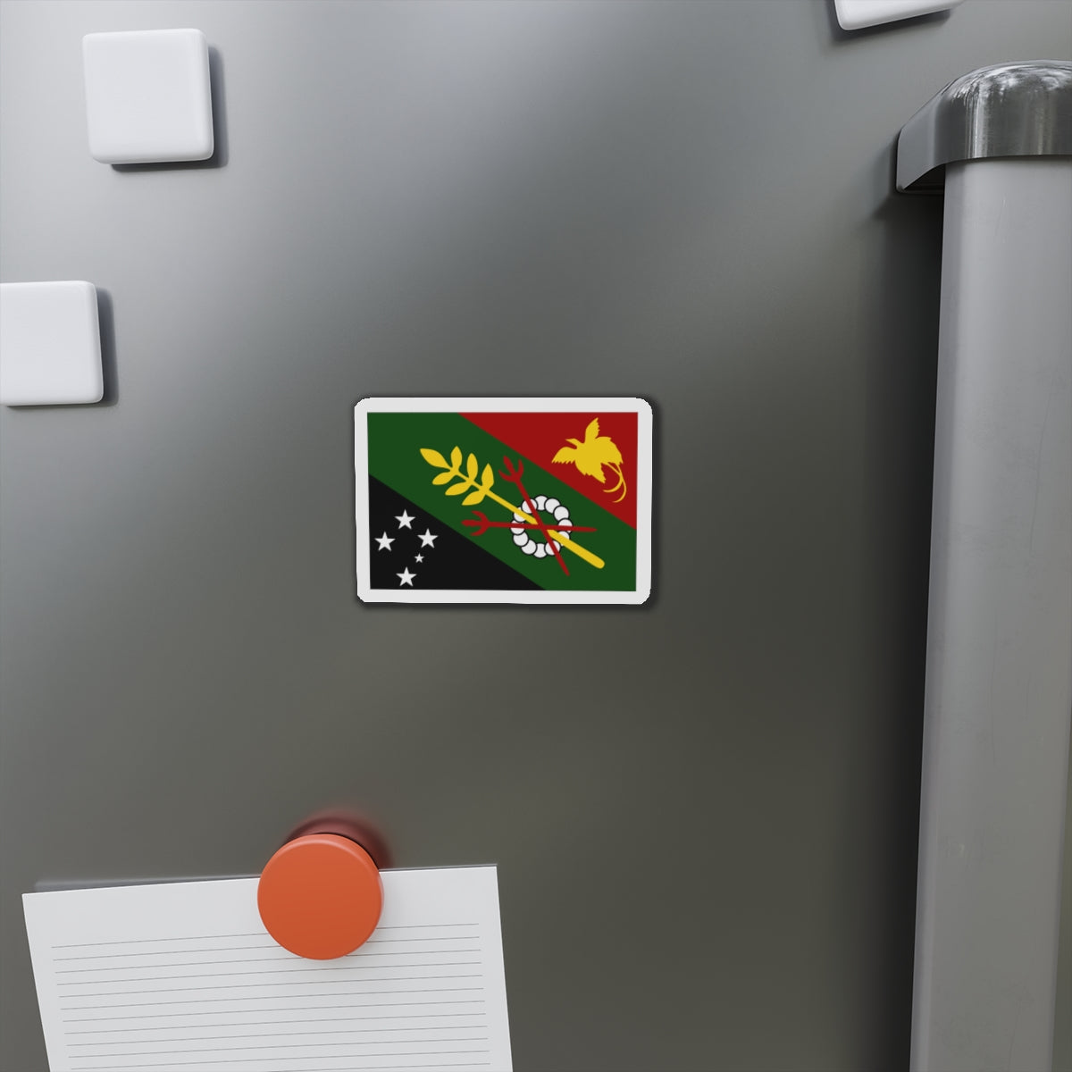 Flag of Chimbu Papa New Guinea - Die-Cut Magnet-The Sticker Space