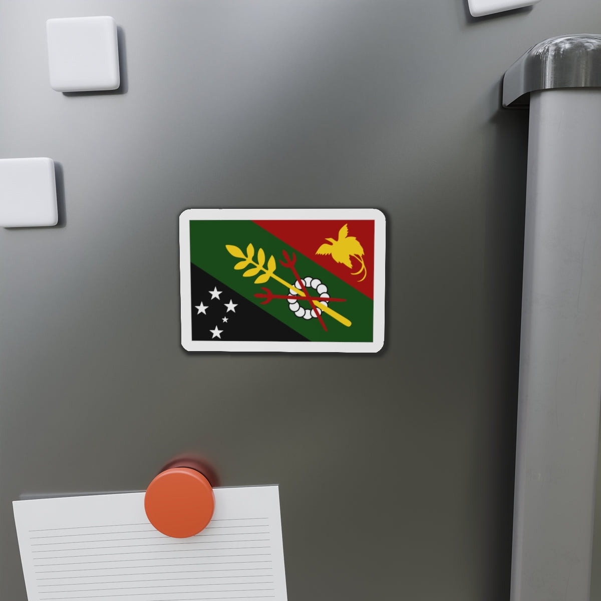 Flag of Chimbu Papa New Guinea - Die-Cut Magnet-The Sticker Space