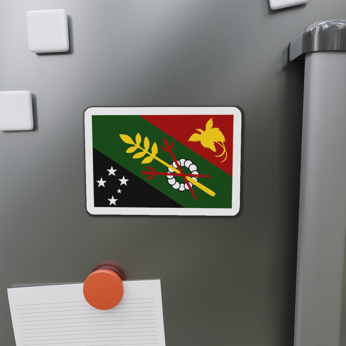 Flag of Chimbu Papa New Guinea - Die-Cut Magnet-The Sticker Space