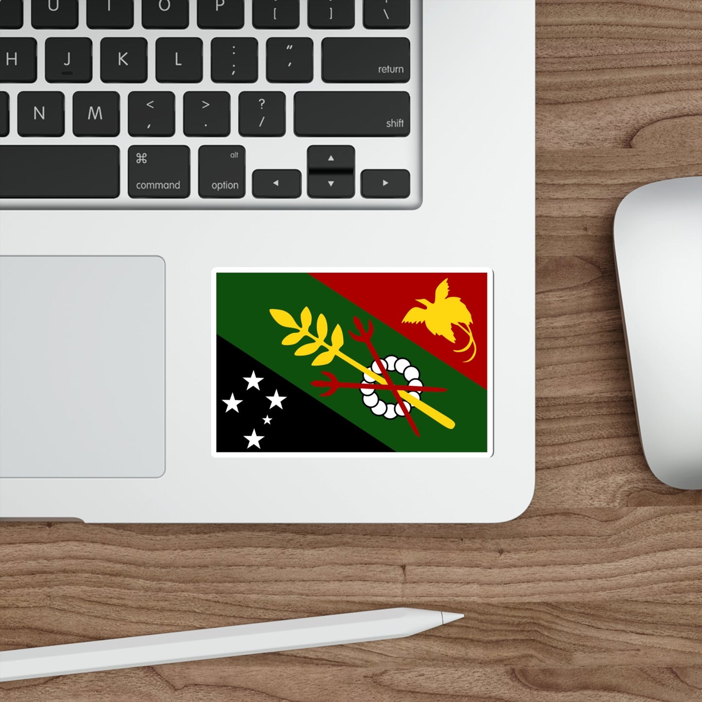 Flag of Chimbu Papa New Guinea STICKER Vinyl Die-Cut Decal-The Sticker Space