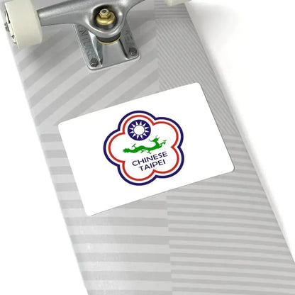 Flag of Chinese Taipei for Deaf 1997-2019 (China) STICKER Vinyl Kiss-Cut Decal - The Sticker Space