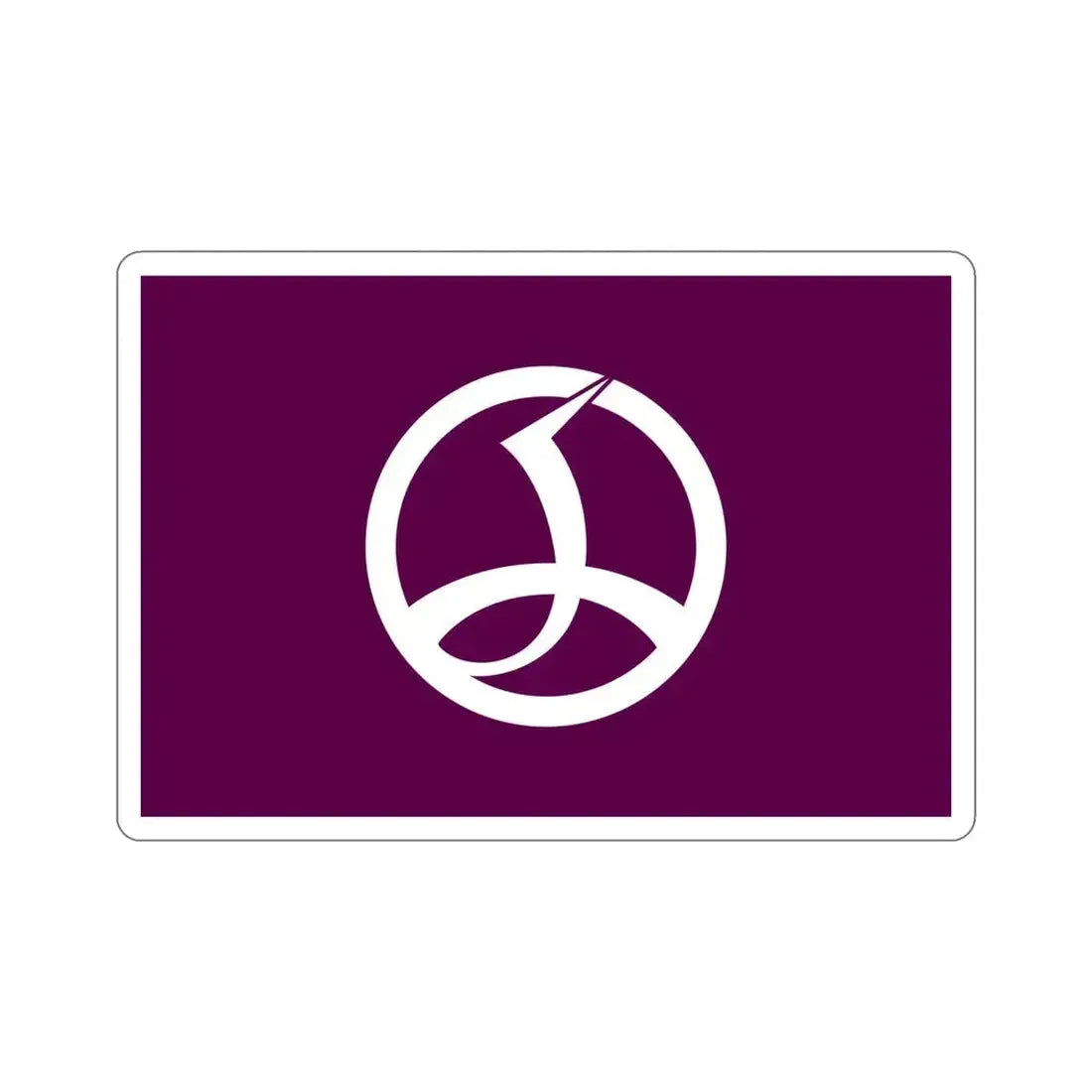 Flag of Chiyoda Tokyo Japan STICKER Vinyl Die-Cut Decal 6 Inch - The Sticker Space