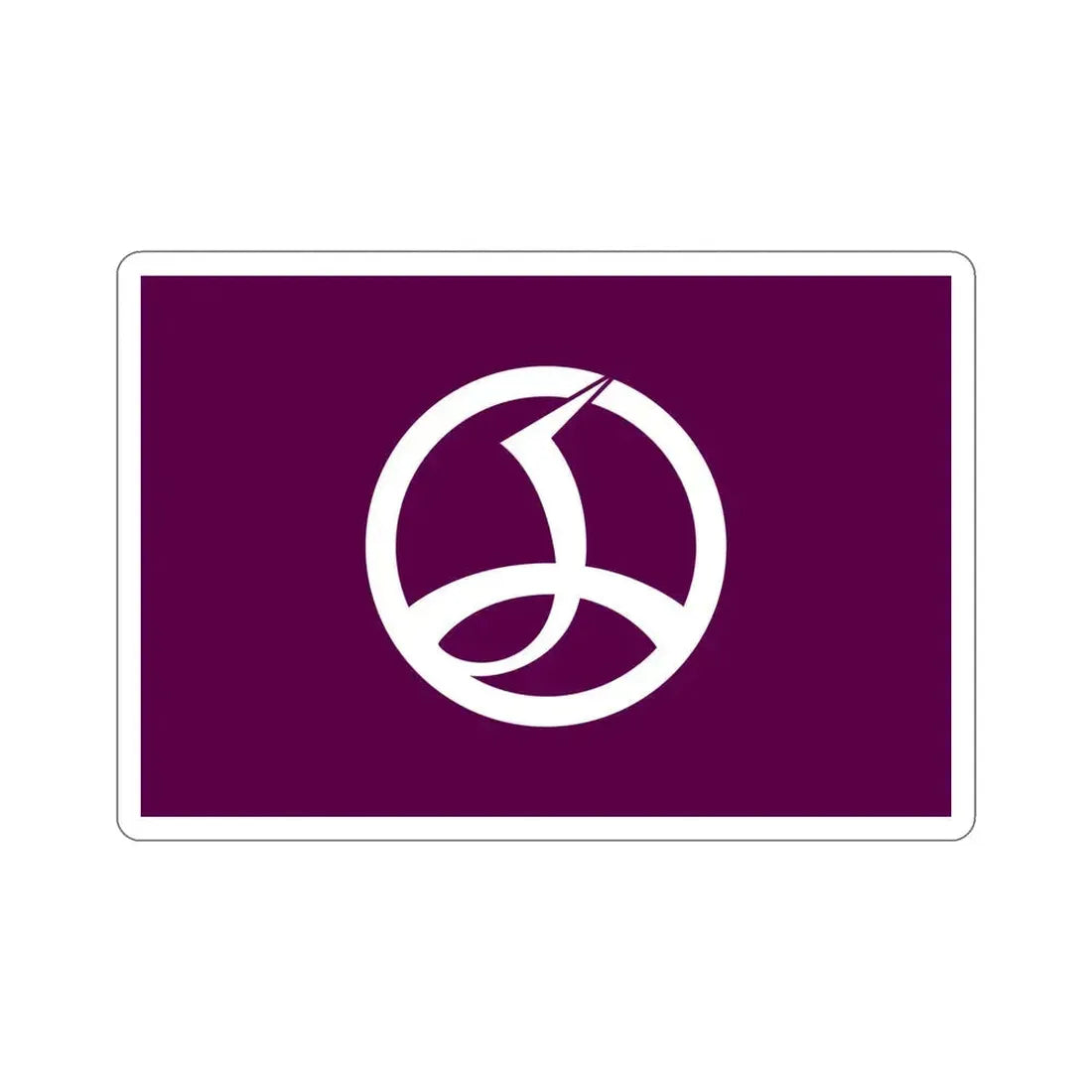 Flag of Chiyoda Tokyo Japan STICKER Vinyl Die-Cut Decal 6 Inch - The Sticker Space