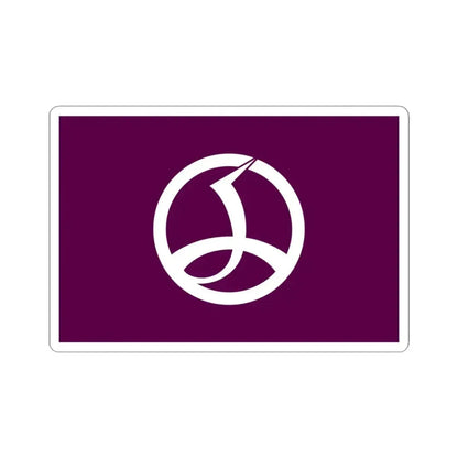 Flag of Chiyoda Tokyo Japan - STICKER Vinyl Kiss-Cut Decal 4 Inch White - The Sticker Space
