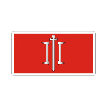 Flag of Chocimsk Belarus (Belarus) STICKER Vinyl Kiss-Cut Decal 6 Inch White - The Sticker Space