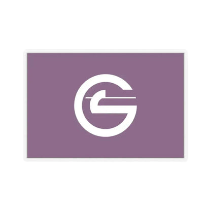 Flag of Chofu Tokyo Japan - STICKER Vinyl Kiss-Cut Decal 2 Inch Transparent - The Sticker Space