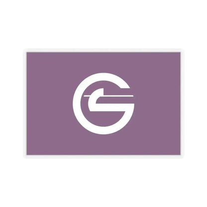 Flag of Chofu Tokyo Japan - STICKER Vinyl Kiss-Cut Decal 3 Inch Transparent - The Sticker Space