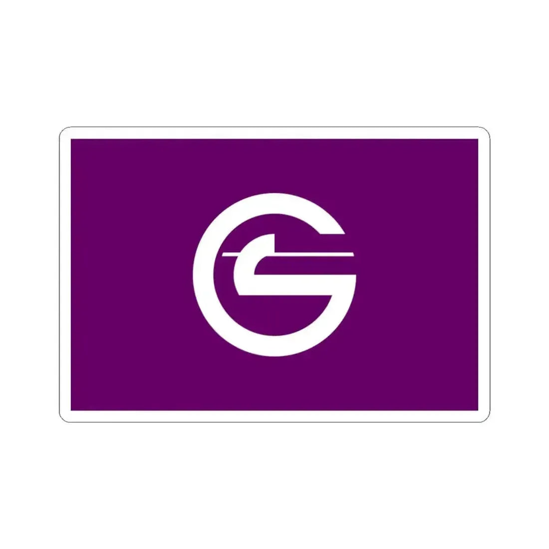 Flag of Chofu Tokyo Japan - STICKER Vinyl Kiss-Cut Decal 3 Inch White - The Sticker Space