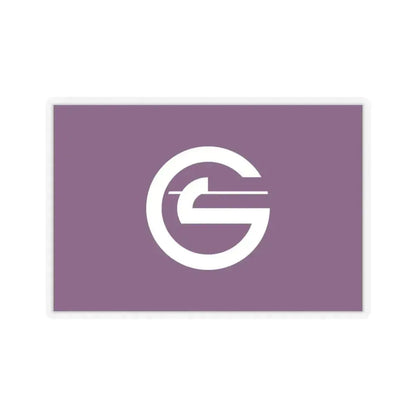 Flag of Chofu Tokyo Japan - STICKER Vinyl Kiss-Cut Decal 4 Inch Transparent - The Sticker Space