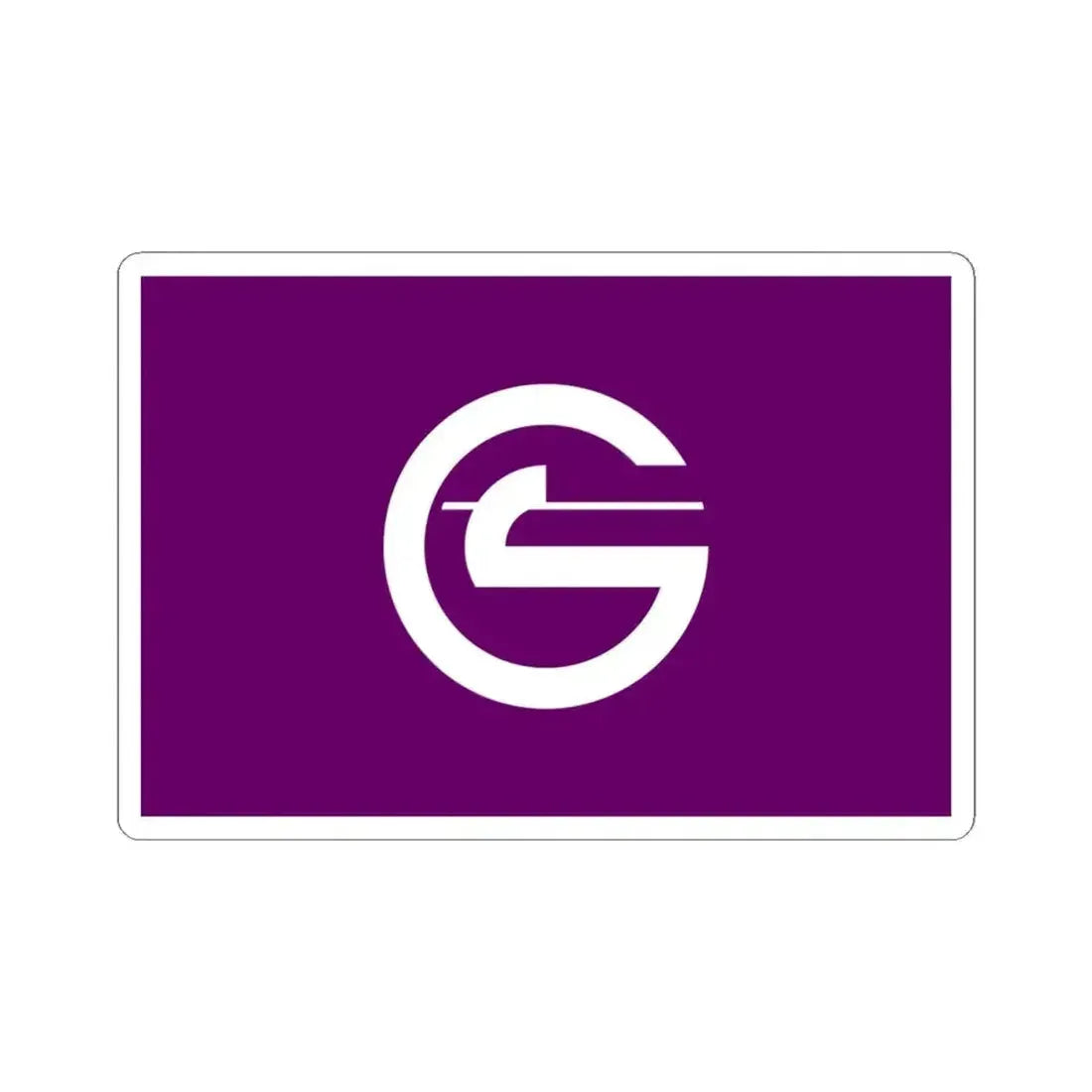 Flag of Chofu Tokyo Japan - STICKER Vinyl Kiss-Cut Decal 4 Inch White - The Sticker Space