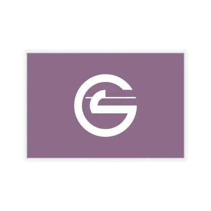 Flag of Chofu Tokyo Japan - STICKER Vinyl Kiss-Cut Decal 6 Inch Transparent - The Sticker Space