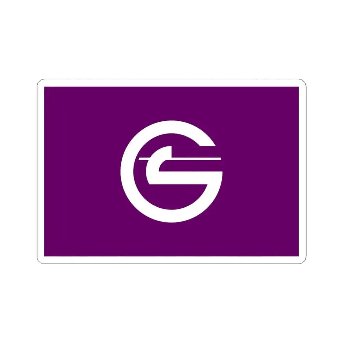 Flag of Chofu Tokyo Japan - STICKER Vinyl Kiss-Cut Decal 6 Inch White - The Sticker Space