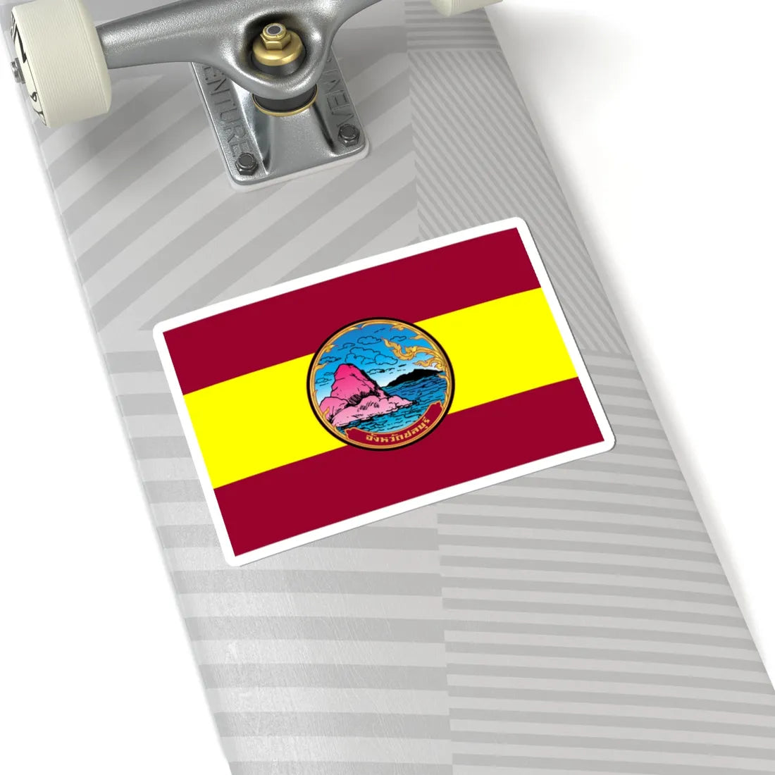Flag of Chonburi (Thailand) STICKER Vinyl Kiss-Cut Decal - The Sticker Space