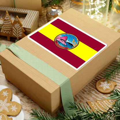 Flag of Chonburi (Thailand) STICKER Vinyl Kiss-Cut Decal - The Sticker Space