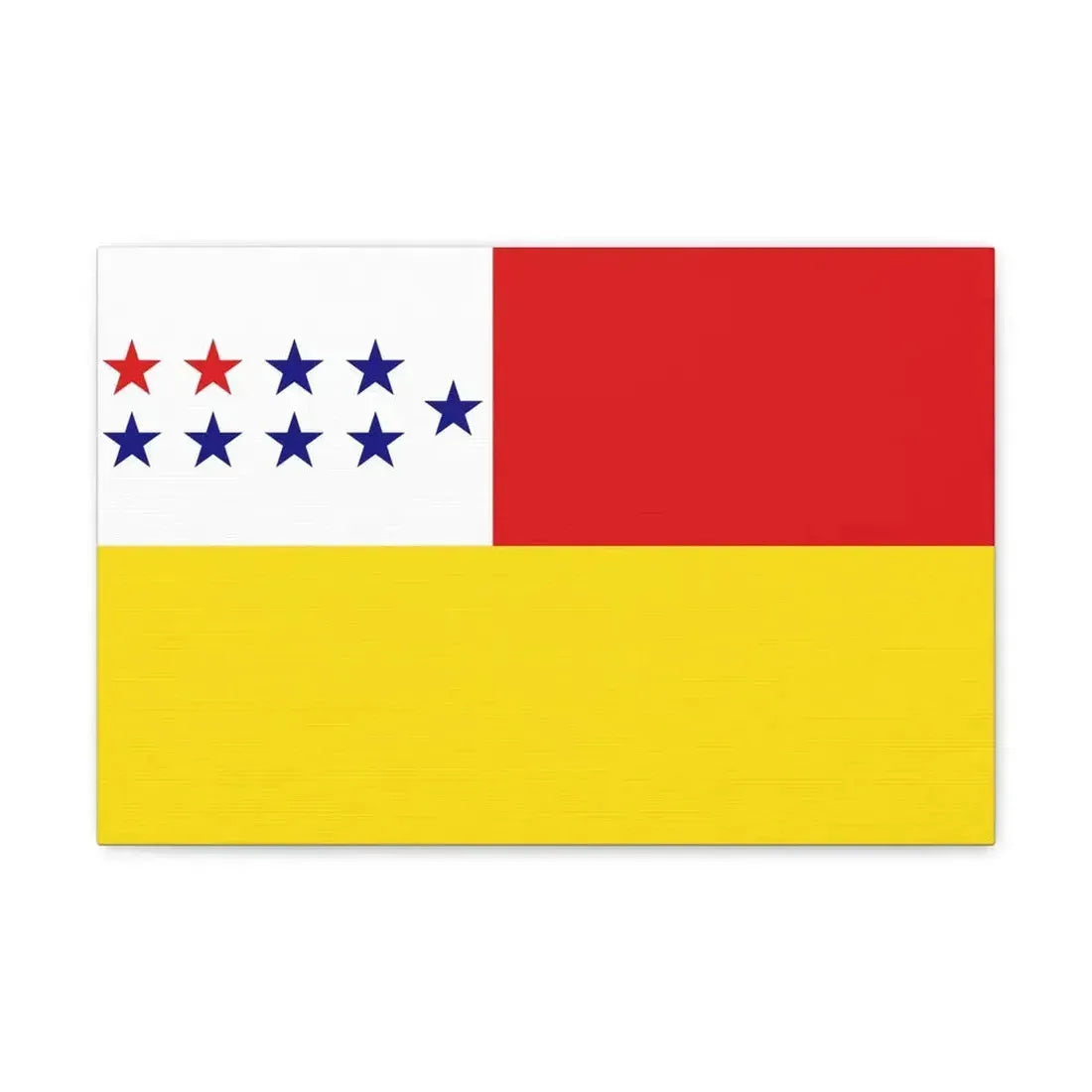 Flag of Chone Ecuador - Canvas Wall Art 18″ x 12″ 1.25" - The Sticker Space