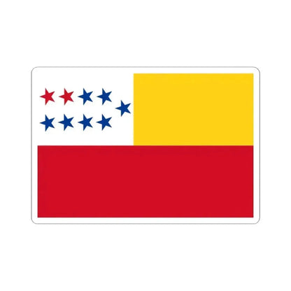 Flag of Chone (Ecuador) STICKER Vinyl Kiss-Cut Decal 2 Inch White - The Sticker Space