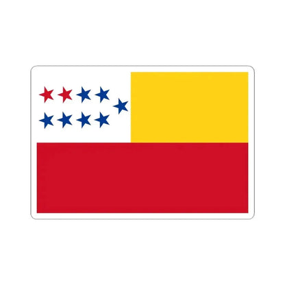 Flag of Chone (Ecuador) STICKER Vinyl Kiss-Cut Decal 4 Inch White - The Sticker Space