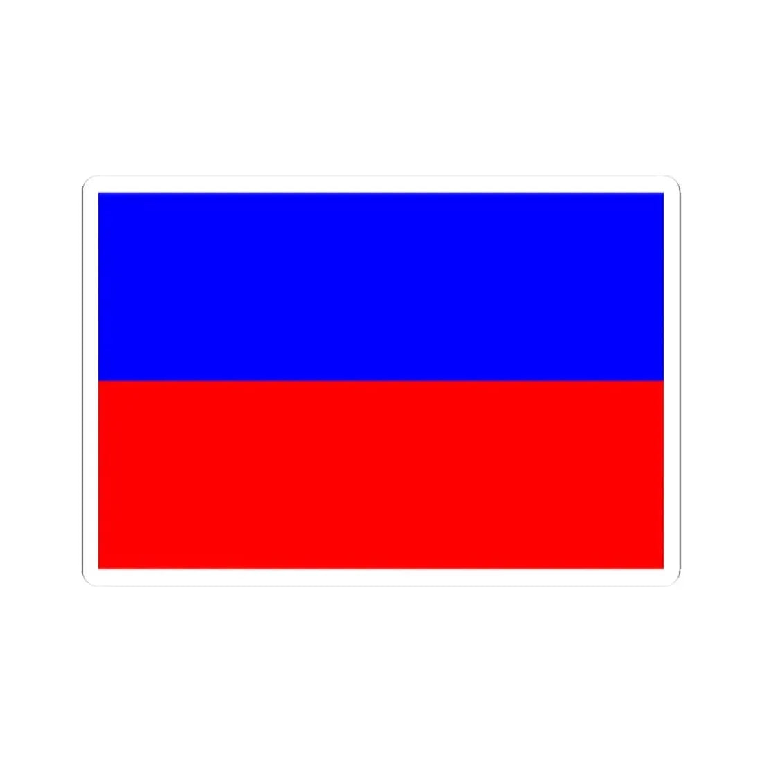 Flag of Chorzow Poland (Poland) STICKER Vinyl Kiss-Cut Decal 2 Inch White - The Sticker Space