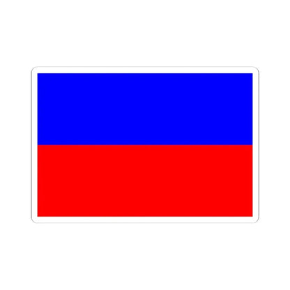 Flag of Chorzow Poland (Poland) STICKER Vinyl Kiss-Cut Decal 6 Inch White - The Sticker Space