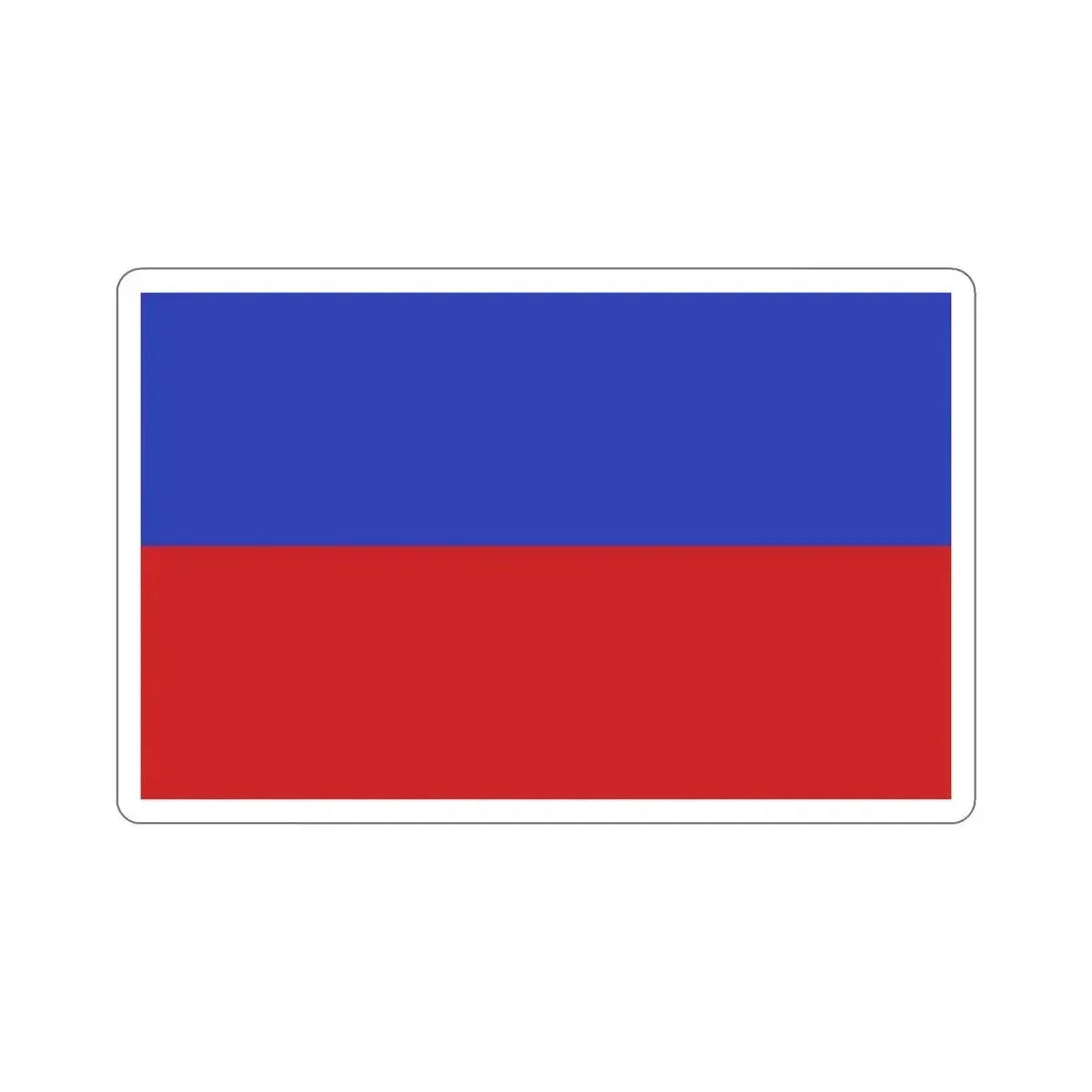 Flag of Chorzów Poland STICKER Vinyl Die-Cut Decal 4 Inch - The Sticker Space