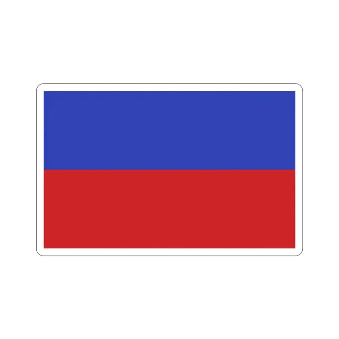Flag of Chorzów Poland STICKER Vinyl Die-Cut Decal - The Sticker Space