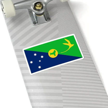 Flag of Christmas Island (Australia) STICKER Vinyl Kiss-Cut Decal - The Sticker Space