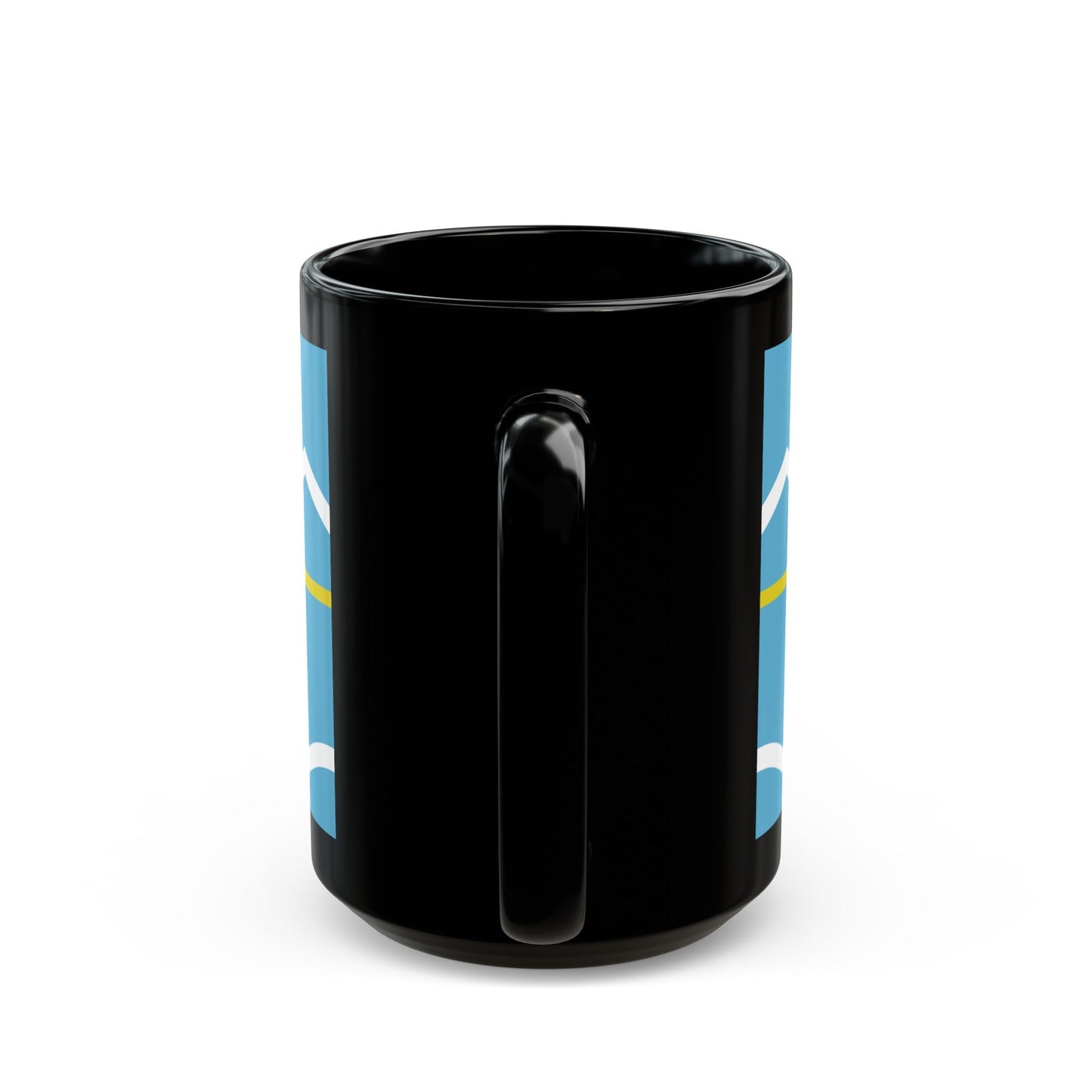 Flag of Chubut Province Argentina - Black Coffee Mug-The Sticker Space