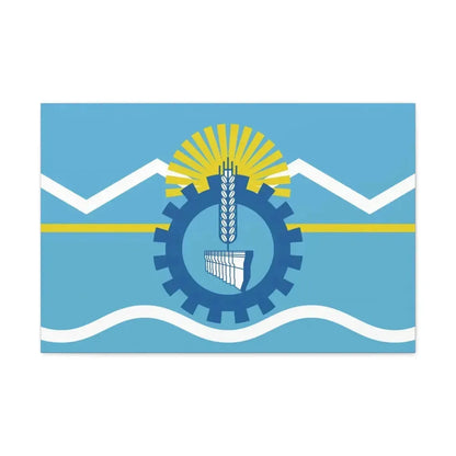Flag of Chubut Province Argentina - Canvas Wall Art 30" x 20" 1.25" - The Sticker Space