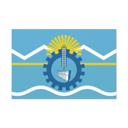 Flag of Chubut Province Argentina - Canvas Wall Art - The Sticker Space