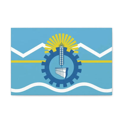 Flag of Chubut Province Argentina - Canvas Wall Art - The Sticker Space