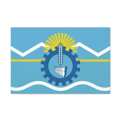 Flag of Chubut Province Argentina - Canvas Wall Art - The Sticker Space
