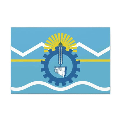 Flag of Chubut Province Argentina - Canvas Wall Art - The Sticker Space