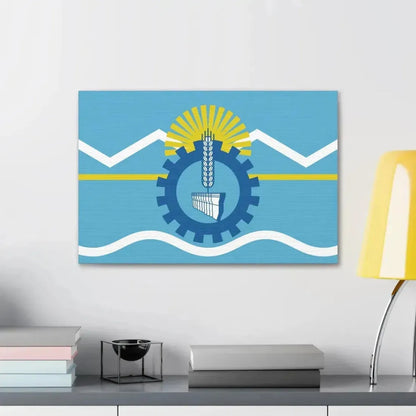 Flag of Chubut Province Argentina - Canvas Wall Art - The Sticker Space