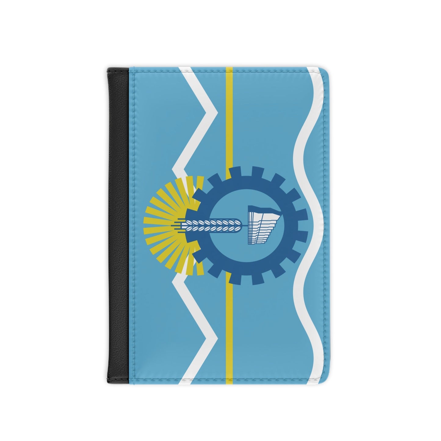 Flag of Chubut Province Argentina - Passport Holder-3.9" x 5.8"-The Sticker Space