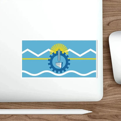 Flag of Chubut Province Argentina STICKER Vinyl Die-Cut Decal - The Sticker Space