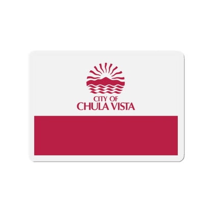 Flag of Chula Vista California - Die-Cut Magnet-2" x 2"-The Sticker Space