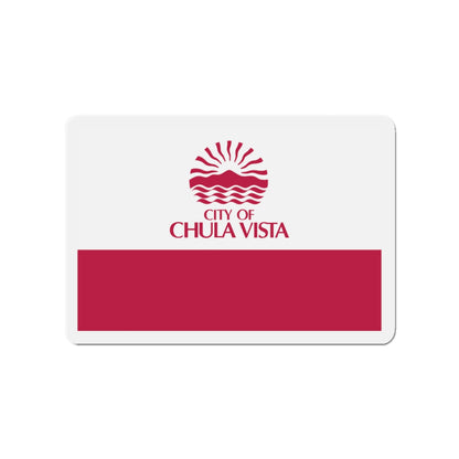 Flag of Chula Vista California - Die-Cut Magnet-3" x 3"-The Sticker Space