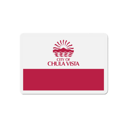 Flag of Chula Vista California - Die-Cut Magnet-5" x 5"-The Sticker Space