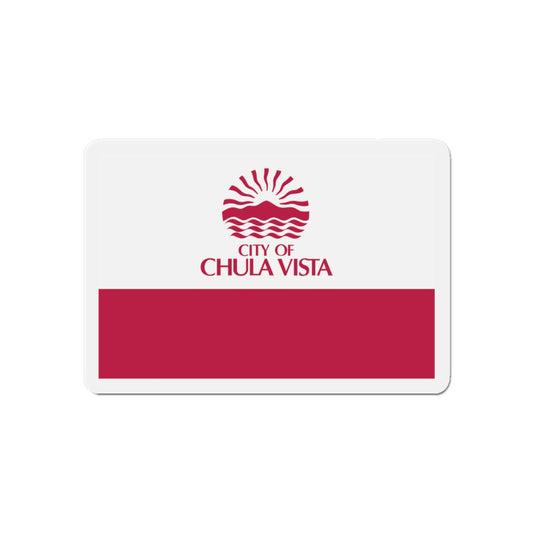 Flag of Chula Vista California - Die-Cut Magnet-6 × 6"-The Sticker Space