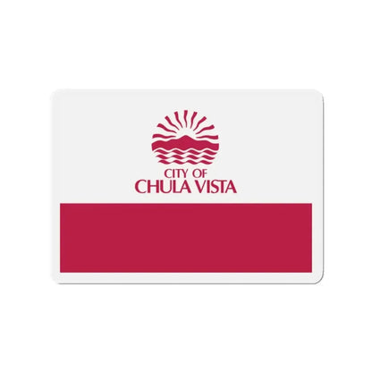 Flag of Chula Vista California - Refrigerator Magnet 2 Inch - The Sticker Space