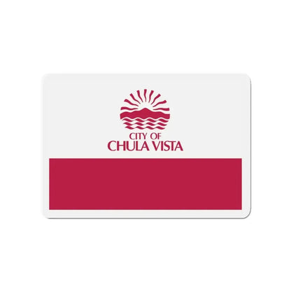 Flag of Chula Vista California - Refrigerator Magnet 3 Inch - The Sticker Space