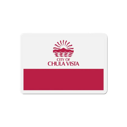 Flag of Chula Vista California - Refrigerator Magnet 6 Inch - The Sticker Space