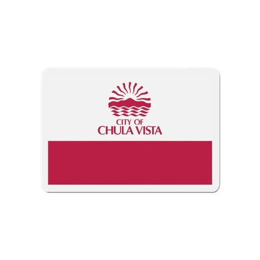 Flag of Chula Vista California - Refrigerator Magnet 6 Inch - The Sticker Space