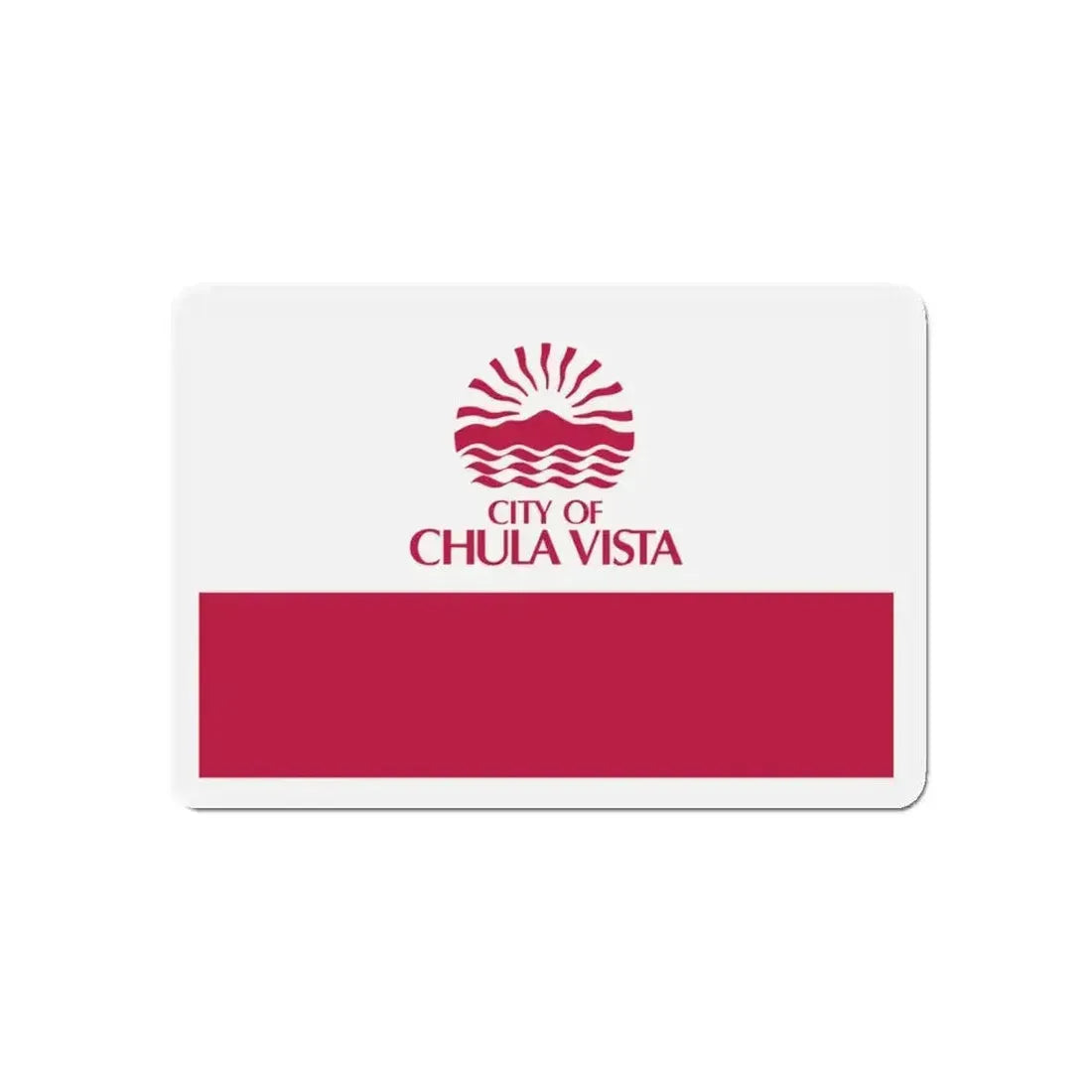 Flag of Chula Vista California - Refrigerator Magnet - The Sticker Space