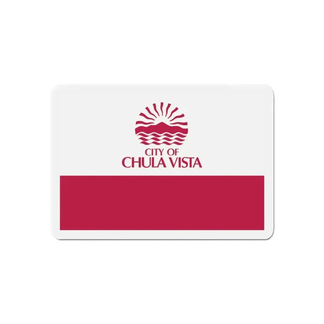 Flag of Chula Vista California - Refrigerator Magnet - The Sticker Space