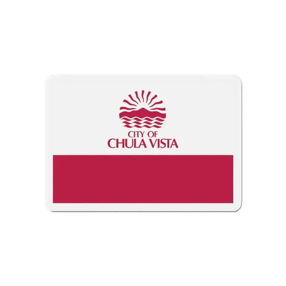 Flag of Chula Vista California - Refrigerator Magnet - The Sticker Space