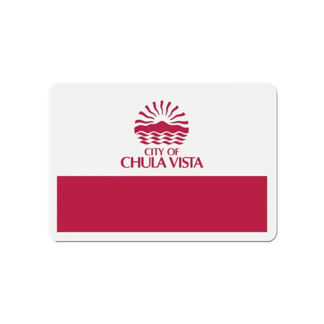 Flag of Chula Vista California - Refrigerator Magnet - The Sticker Space