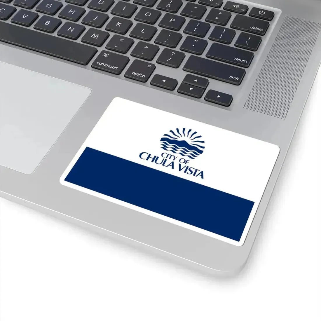 Flag of Chula Vista California (United States) STICKER Vinyl Kiss-Cut Decal - The Sticker Space